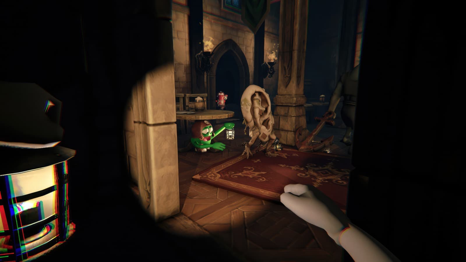 Official image of the Ear monster in a Castle room